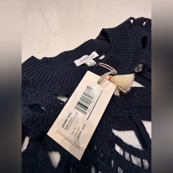 NWT Johnny Was “The Crochet Pullover” – Size X-Large - Picture 4 of 7